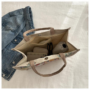 Handmade Eco Friendly Jute Ladies Purse with Zipper Closure Fashion Handbag - Product Image 3