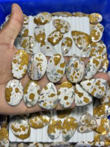 Cabujón de Jaspe Oceánico Suelto Hecho a Mano al por Mayor, Tamaño y Forma Estándar, 100% Jaspe Oceánico Natural - Product Image 3