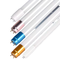 Tube lumineux LED en verre 4 pieds pour bureau intérieur CE EMC 18W