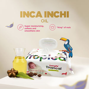 Toallitas Húmedas MAMAMY TROPICAL, No Tejidas, 80 Unidades, Protección Segura Contra Irritaciones, 200mmx150mm, Limpieza Suave para la Piel del Bebé - Product Image 2