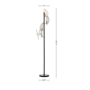 Lampe sur pied en bois de style scandinave avec une lumière douce pour une ambiance relaxante - Product Image 5