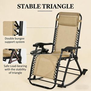 Sedie a Sdraio Pieghevoli in Stile Moderno, in Tessuto e Acciaio, per Esterni, Spiaggia, Villa, Giardino, Parco, Patio, Hotel, Soggiorno, Campeggio e Tempo Libero - Product Image 5