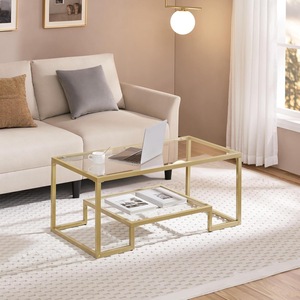 Durable <b>Metal</b> <b>Coffee</b> <b>Table</b> with Industrial <b>Legs</b> and Custom Top for Contemporary Living Room Furniture Wholesale Export - Product Image 4