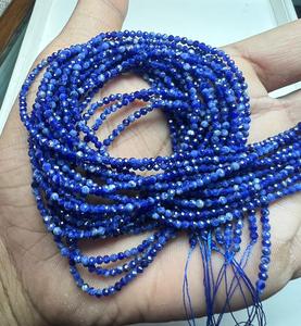TASBIYA GEMS - Cuentas Redondas Facetadas de Sodalita de 2 mm, Color Azul, Certificadas por Terceros, Listas para Enviar, para la Elaboración de Collares - Product Image 5