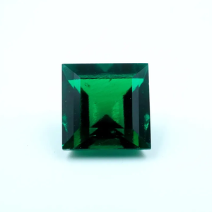 พลอยมรกตแซมเบียเพาะเลี้ยงในห้องปฏิบัติการ ทรงเหลี่ยมแบบแอสเชอร์ น้ำหนัก 3.00 กะรัต จาก HAYAAT GEMS สีรุ้ง สำหรับทำเครื่องประดับ - Product Image 1