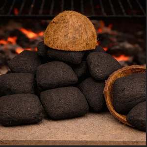 Briquetas de Carbón de Cáscara de Coco de Larga Duración para Barbacoa y Asados, 3 Horas de Combustión, Exportador de India a Bajo Precio - Product Image 4
