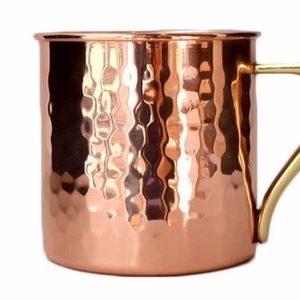 Tasses à mule en cuivre festives, tasses classiques Moscow Mule, vaisselle à cocktail, accessoires de bar faits à la main, articles cadeaux pour célébrations, collection - Product Image 2