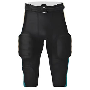 Uniforme de football américain de haute qualité pour hommes, taille plus, vêtements d'équipe, 100% polyester, matériau durable, manches courtes, sangle réglable - Product Image 4