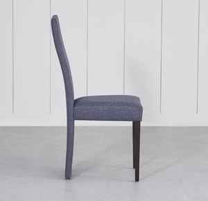 Sillas de Comedor Zen Asiáticas de Tela Premium para Bodas y Restaurantes, Base de Madera Gris, Hechas a Mano, Duraderas, Juego de 2 - Product Image 5