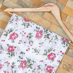 Beau bloc de main floral multicolore imprimé coton organique tissu cambric qualité d'exportation pour l'artisanat de décoration intérieure extérieure - Product Image 6