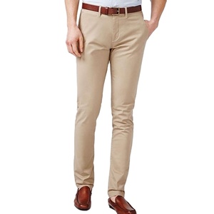 Lienzo Casual Formal Chino Pantalón OEM Servicio de alta calidad Spandex Algodón Exportación Calidad Pantalones de chándal Ropa de moda para hombres - Product Image 1