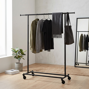 Modern Metal Coat Rack Freestanding Portable Clothes Stand For Bedroom Living Room Home Use - Product Image 1