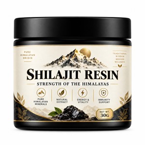 Résine de Shilajit de l'Himalaya 30g pour la vente en gros et l'approvisionnement en marque privée, traditionnellement utilisée pour le bien-être quotidien et le soutien de l'endurance - Product Image 1