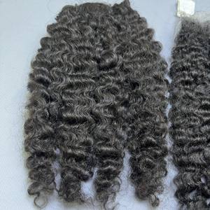 100% Single Donor Raw Burmese Curly Bundles Non Chemical Unprocessed Natural <b>Black</b> Burmese <b>Hair</b> <b>Extensions</b> - Product Image 1