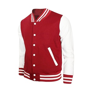 เสื้อแจ็คเก็ตวาร์ซิตี้ฤดูหนาวคุณภาพสูง ผลิตตามสั่ง ผ้าฝ้าย 100% ระบายอากาศได้ดี พร้อมโลโก้ปัก คอตั้ง สำหรับฝึกซ้อม-ขายส่ง - Product Image 1