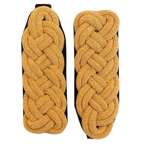 Épaulettes Cérémonielles OEM de Haute Qualité en Gros, Cordons Dorés pour Uniformes, Épaulettes Faites à la Main - Product Image 5