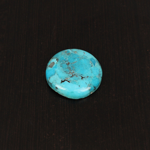 Turquoise d'Arizona américaine naturelle, cabochon rond, pierre précieuse de 53,0 carats, 30x30 mm pour la fabrication de bijoux - Product Image 3