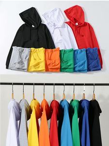 Sudadera con capucha de alta calidad para hombre, Jersey 100% de algodón de manga corta con ajuste muscular, para yoga, gimnasio, fitness, sudaderas de lana de entrenamiento - Product Image 6