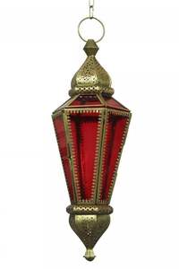 Lámparas árabes, faroles dorados con adorno árabe, anillo, soporte para vela. Vector Libre - Product Image 3