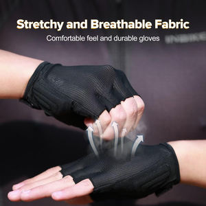 Guantes Deportivos Unisex de Medio Dedo para Verano, Transpirables, de Poliéster, para Ciclismo, con Protección Solar y Antideslizantes - Product Image 4