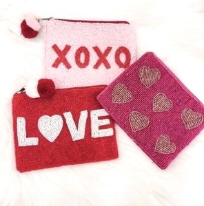 Decorative Embroidery Glass <b>Seed</b> Beaded Coin Purse Mini Cosmetic Bag For Travel Gifting Parties Stylish Women Zipper Pouch - Product Image 2
