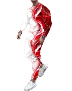 ใหม่ที่กําหนดเอง Sweatsuit คุณภาพสูงสําหรับชายสองโทนสีสลิมฟิตแฟชั่นล่าสุดชุดสูทออกแบบ Track Top - Product Image 1