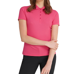 Polo T-shirt à manches courtes pour femme, léger, tendance été, couleur personnalisable - Product Image 1