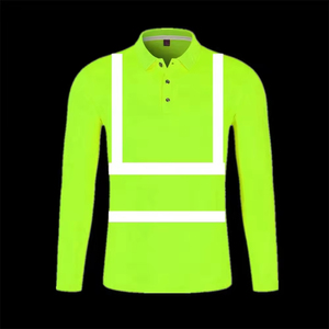 Ropa de Seguridad Reflectante ANSI Clase 3, Camiseta de Alta Visibilidad de Manga Corta y Larga para Trabajo de Construcción - Product Image 4