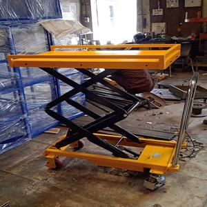 Plataforma Elevadora de Tijera Eléctrica Hidráulica de Entrega Rápida, Plataforma Resistente para Fábrica o Taller, Segura, Capacidad para 4 Personas - Product Image 3