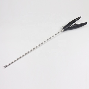 Laparoscopic Instruments Straight Curved Laparoscopy Needle Holder <b>Driver</b> Laparoscopic Needle Holder <b>SET</b> BY DENTRIC IMPLANTS - Product Image 5