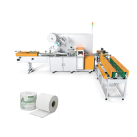 Machine d'emballage de papier toilette et de serviettes de cuisine à petit diamètre, haute vitesse (150 rouleaux/min) - Prix