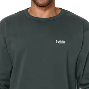 Sudaderas de manga larga para hombre, hechas con material 100% algodón, en venta al precio más bajo, con cuello redondo. - Product Image 4