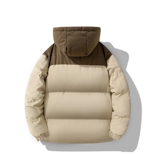 Chaqueta de Plumón para Hombre, Chaqueta Acolchada con Capucha para Invierno, Chaqueta de Plumón Aislante para Hombre, Chaqueta Casual a Prueba de Viento para Invierno - Product Image 3