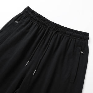 Shorts décontractés pour hommes de haute qualité, 100% coton, respirants, séchage rapide, taille élastique, coupe mi-longue pour l'été, personnalisation du logo possible. - Product Image 3