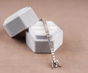 Bracelet tennis en argent sterling 925, classique et élégant, serti de pierres, accessoire de bijouterie de luxe pour femmes, achat en gros - Product Image 4