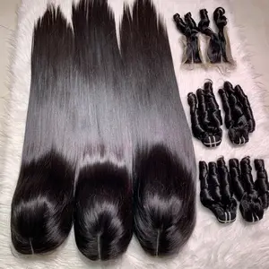 Wholesale Original Bone Straight Human Hair Wig Cuticle Aligned Raw Weave Vietnamese Virgin Hair Vendor