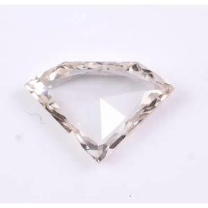 Diamant de laboratoire de 1,11 ct, taille boule de neige, couleur brun clair, créé en laboratoire, pour pendentifs et fabrication de bijoux - Product Image 6