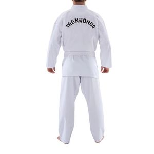 Uniformes de Taekwondo Premium Bleu Uni Légers et Respirants pour l'Entraînement en Académie d'Arts Martiaux – Adultes et Jeunes - Product Image 5