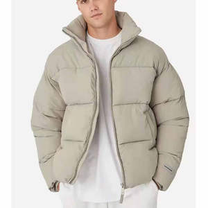 Blouson Bomber Matelassé Personnalisé à Capuche en Toile Style Urbain pour Homme, Fermeture Éclair, Chaud Hiver, Grandes Tailles, Service OEM, Vente en Gros - Product Image 2