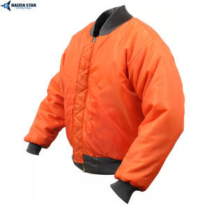 Chaqueta Bomber Unisex Ligera de Lona DAIZEN STAR de Primera Calidad, Estilo Urbano, Servicio OEM, Cuello Alto, Cierre Frontal con Cremallera, Impermeable - Product Image 3