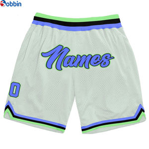 Nuevos Pantalones Cortos Deportivos Vintage para Hombre, Transpirables, con Bordado, Retro, Lisos, de Doble Malla, Personalizados, para Baloncesto - Product Image 5