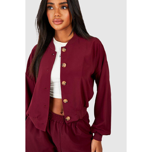 Street wear Trend Outerwear <b>Suede</b> <b>Jacket</b> <b>Women</b> Zipper Coat Plain Suit Loose Vintage Faux <b>Suede</b> <b>Jackets</b> Blank Bomber Coats - Product Image 6