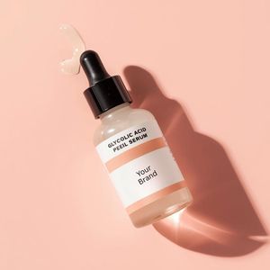 Sérum Visage Exfoliant à l'Acide Glycolique Anti-Taches pour Cicatrices d'Acné, Vergetures, Hyperpigmentation – Peau Lisse – Marque Privée - Product Image 1