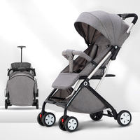 Poussettes pour bébés. Poussette légère pliable compacte pour bébé, chariot à bébé, châssis en acier carbone, poussettes pour bébés