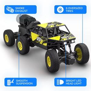 Voiture télécommandée Mirana Mega Ranger 6WD 4x4 pour enfants, monster truck tout-terrain haute vitesse, ATV télécommandé avec échappement de fumée - Product Image 3