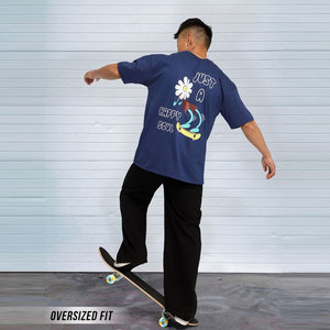เสื้อยืดออกกำลังกายทรงหลวม ระบายอากาศได้ดี สไตล์วินเทจลำลองแนวสตรีทสำหรับผู้ชาย เสื้อยืดโอเวอร์ไซส์พิมพ์ลายตามสั่งสำหรับผู้ชาย - Product Image 3