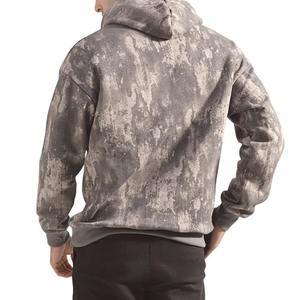 High Quality Men's Customized Acid Wash Pullover Hoodie Casual <b>Fleece</b> <b>Sweatshirt</b> with Kangaroo Front Pockets Winter Fashion Wear - Product Image 6
