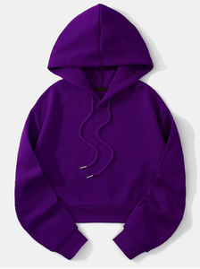 Pull en molleton à col quart zippé pour femme, à manches longues et coupe ample, idéal pour l'entraînement ou la mode hivernale - Product Image 5
