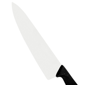 Couteaux de chef haut de gamme avec manche antidérapant texturé noir et lame large pour la cuisine professionnelle et la préparation des repas - Product Image 5