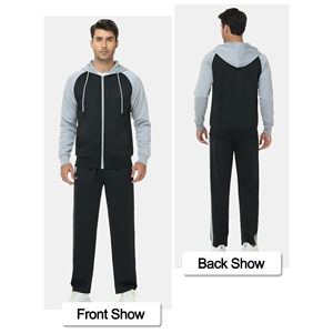Ensemble de survêtements pour hommes, confortables, élégants, de qualité supérieure, multicolores, tricotés, personnalisés, en spandex/coton, à séchage rapide - Product Image 6